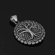 Life Tree Stainless Steel Double Sided Pendant – Jewelry Gift Ideas — 4