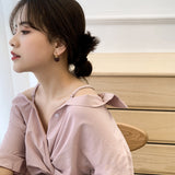 Crystal Ball Heart-shaped Retro Stud Earrings – Holiday Gift Ideas — 3