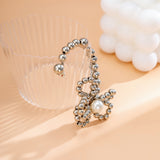 Simple Geometric Beaded Pierced Ear Clips – Practical Gifts — 4