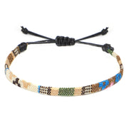 Boho Rainbow Anklet Hand Woven Love – Gifts for Couples — 13
