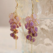 Wisteria Flower Earrings Original Temperament – Stylish Gifts — 1