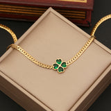 Women's Fashion Emerald Necklace Set – Jewelry Gift Ideas — 2