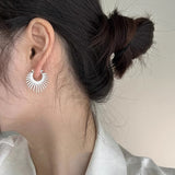 925 Sterling Silver Needle Pearl Stud Earrings Women's – Gifts for Her — 16