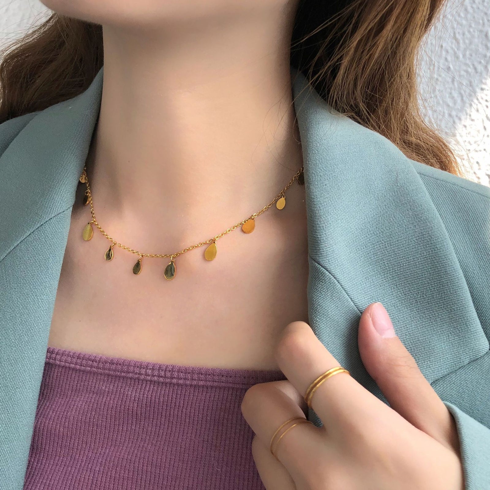 Vintage Drop Piece Design Multi-Pendant Necklace – Jewelry Gift Ideas — 1
