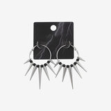 Punk Dark Spike Cone Geometry Earrings – Gift Ideas — 2