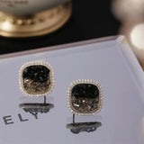 Zircon Gradient Crystal Geometric Earrings – Stylish Gifts — 2