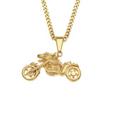 Men's Motorcycle Shape Stainless Steel Pendant – Jewelry Gift Ideas — 6