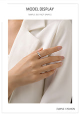 Women's S925 Sterling Silver Drop-shaped Ring – Gifts for Her — 5