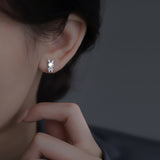 Rabbit Stud Earrings For Women With Simple Design – Gifts for Her — 4