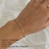Stainless Steel Cuban Link Chain Twin Bracelet – Jewelry Gift Ideas — 7
