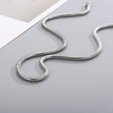 Stainless Steel Snake Chain Simple European – Stylish Gifts — 4