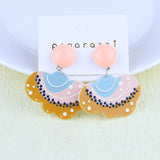 Cartoon Rainbow Contrast Color Acrylic Stud Earrings – Stylish Gifts — 10