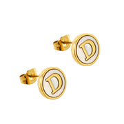 Titanium Steel 26 English Alphabet Letter Earrings – Thoughtful Gifts — 3