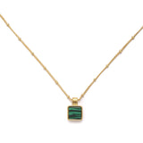 Retro Style Distressed Malachite Necklace – Jewelry Gift Ideas — 8