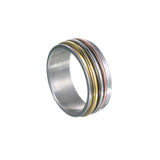 Concave Three-color Three-ring Rotating – Special Occasion Gifts — 3