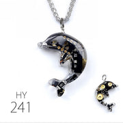 Dolphin Steampunk Electronic Pendant Necklace – Jewelry Gift Ideas — 11