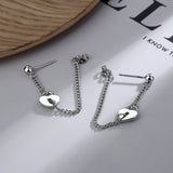 Round Vintage Lock Core Long Earrings For Fashion – Stylish Gifts — 2
