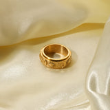 European And American Star Moon Titanium Steel Ring – Thoughtful Gifts — 7