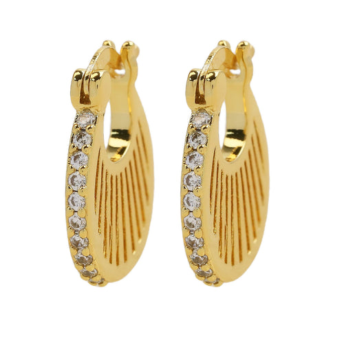 18K Gold & Small Medium And Large Brass Zircon – Unique Gift Ideas — 2