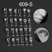 Micro-inlaid Zircon U-shaped Nose Ear Bone Clip – Stylish Gifts — 7
