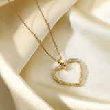 Women's Stainless Steel Triangle Heart-shaped – Jewelry Gift Ideas — 6