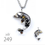 Dolphin Steampunk Electronic Pendant Necklace – Jewelry Gift Ideas — 12