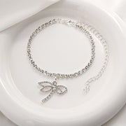 Novel Personality Dragonfly Rhinestone Chain Shiny – Everyday Gifts — 7