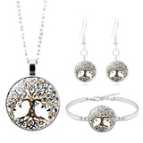 Silver Bracelet Stud Earrings Jewelry Set – Jewelry Gift Ideas — 8