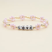 English Letter LOVE Small Rice-shaped Beads – Jewelry Gift Ideas — 3