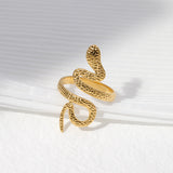Stainless Steel Ring Adjustable Opening Snake – Special Occasion Gifts — 3