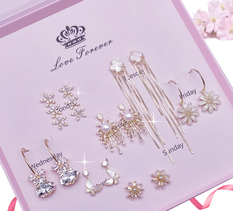 Fashionable Girls' Long Earrings Set High-end – Special Occasion Gifts — 1