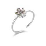 Ladies Sterling Silver Adjustable Bee Hive Ring – Stylish Gifts — 5