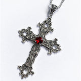 Cross Diamond Pendant Jewelry Necklace Punk Charm – Jewelry Gift Ideas — 5