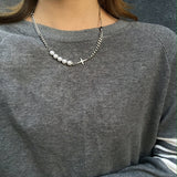Sparkling Pearl Versatile Necklace Female – Jewelry Gift Ideas — 1