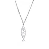 Cute Fish Love Words Simple Tassel Necklace – Jewelry Gift Ideas — 2