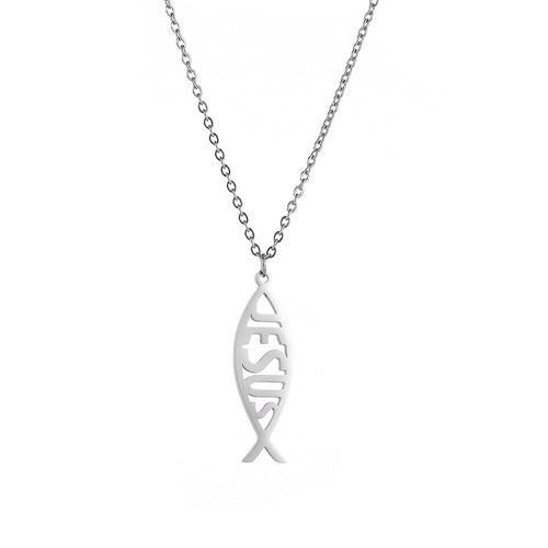 Cute Fish Love Words Simple Tassel Necklace – Jewelry Gift Ideas — 2