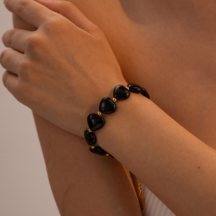 Special Interest Light Luxury Black Agate Love – Jewelry Gift Ideas — 1