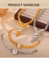 Fashion Trend Y Letter Zircon-inlaid Pendant – Jewelry Gift Ideas — 17