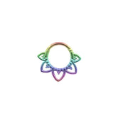 Stainless Steel Casting Flower Nose Ring – Birthday Gifts — 13