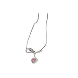 Love Zircon Bowknot Water Necklace – Jewelry Gift Ideas — 3