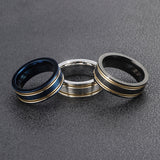 Simple Stainless Steel Men's Ring – Gifts for Him — 1