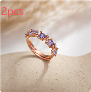 Fashion Taro Small Gang Drill Open Ring – Stylish Gifts — 3