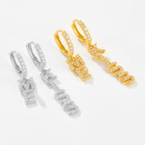 S925 Sterling Silver English Letters Ear Ring – Useful Gifts — 9