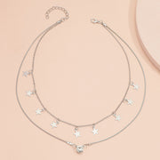 Necklace Star Pentagram Pendant Diamond Necklace – Jewelry Gift Ideas — 4