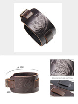 Eagle Animal Shape Vintage Bracelet Men's Real – Jewelry Gift Ideas — 6