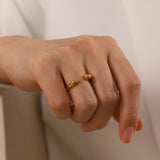 French Simplicity Women's Elegant Ring – Gifts for Her — 5