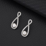 Earrings Creative Infinite Eight 8 Character – Stylish Gifts — 3