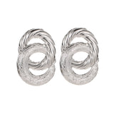 Alloy Plated Water Drop Shaped Eardrops – Useful Gifts — 5