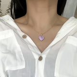 Women's Diamond Love Necklace – Jewelry Gift Ideas — 1