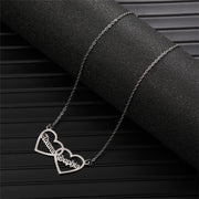 Heart To Heart Necklace Name Pendant – Jewelry Gift Ideas — 2